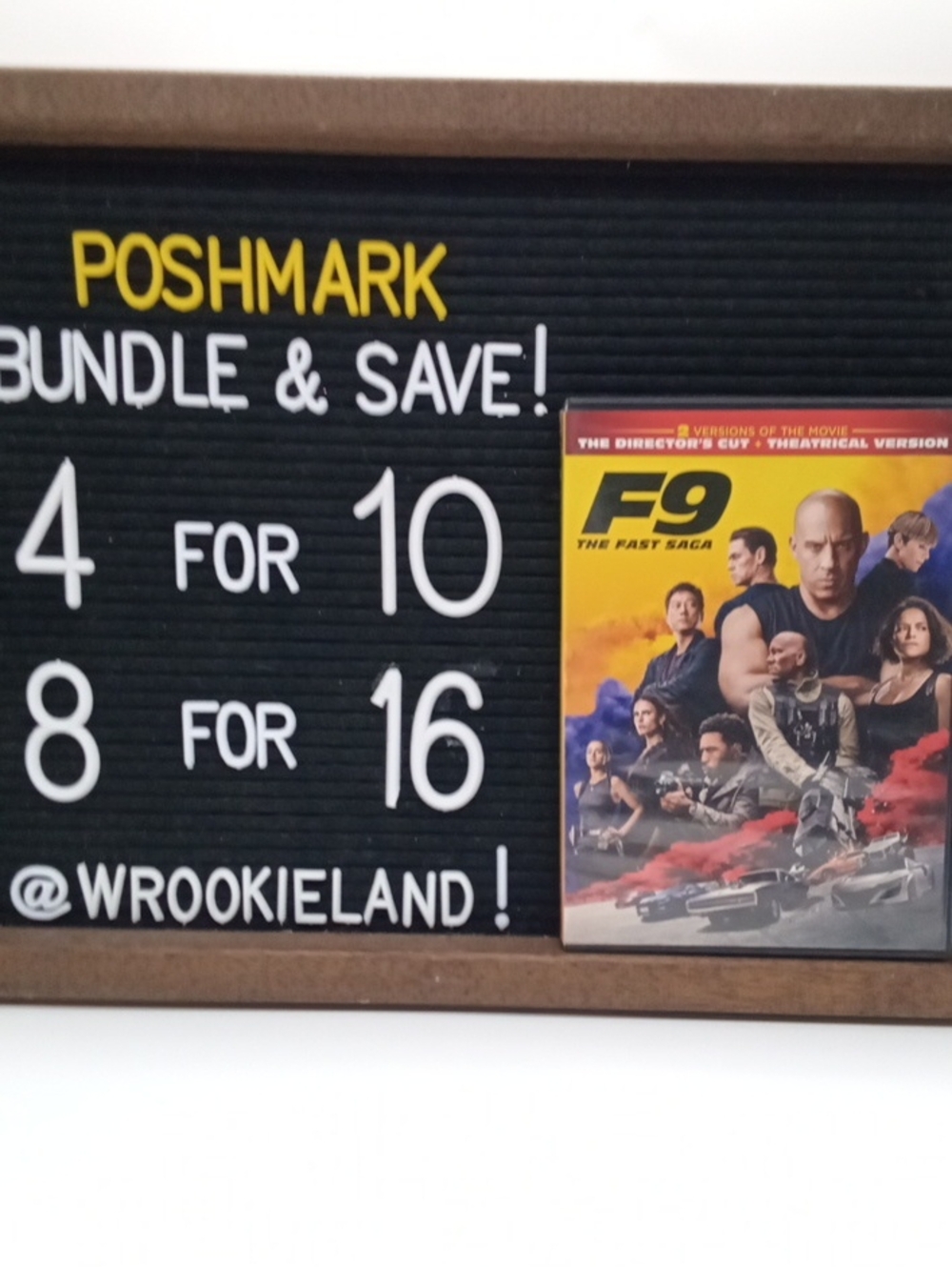 F9 The Fast Saga DVD#H78